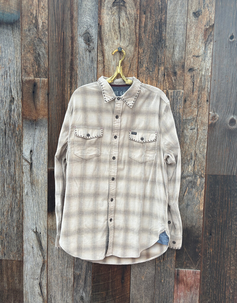 True Grit True Grit Whiskey L/S 2 Pocket Shirt Khaki