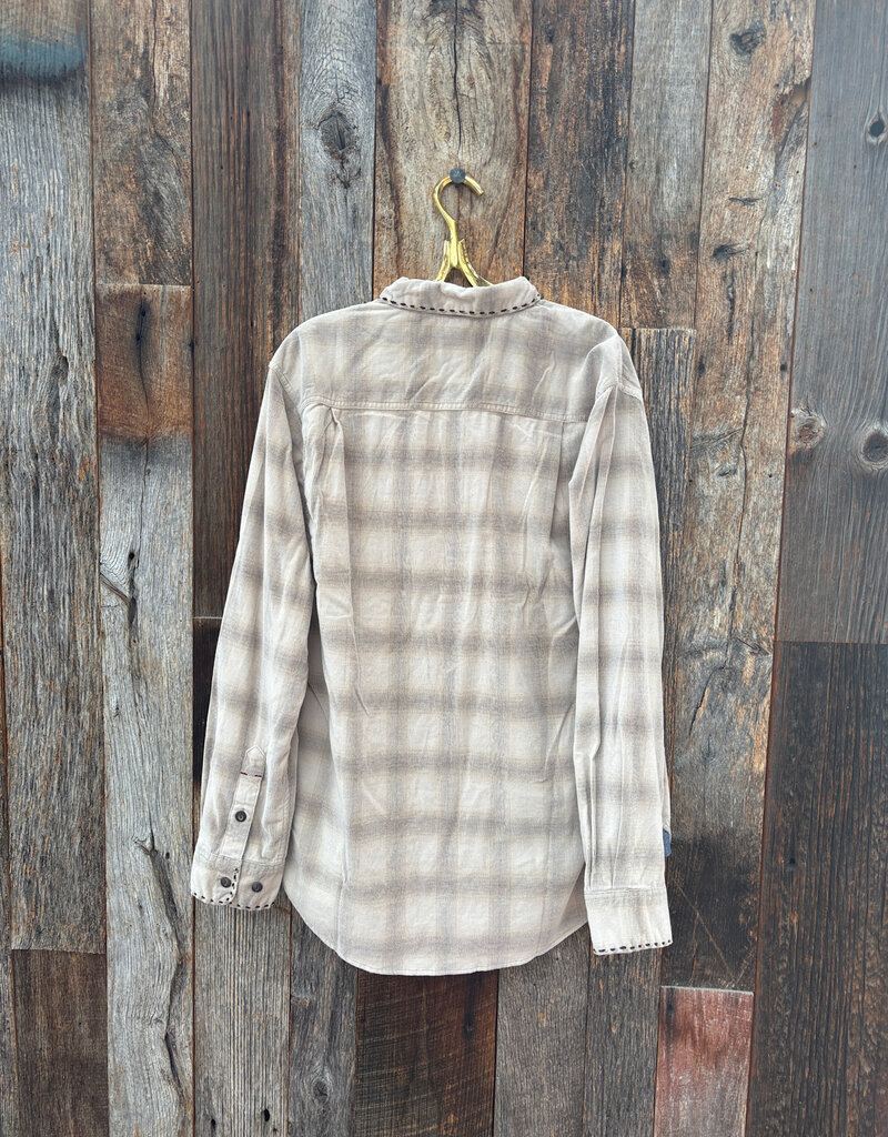 True Grit True Grit Whiskey L/S 2 Pocket Shirt Khaki