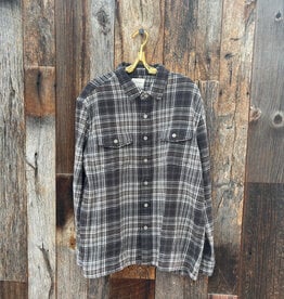 True Grit True Grit Crossroad Plaid L/S 2 Pocket Shirt Olive