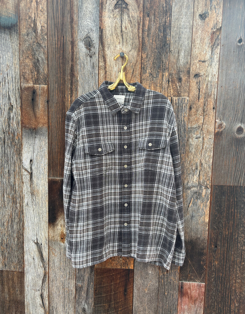 True Grit True Grit Crossroad Plaid L/S 2 Pocket Shirt Olive