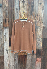 True Grit True Grit Lux Cloud Double-Sided L/S Henley Dark Rye