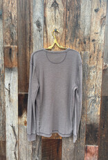 True Grit True Grit Waffle Thermal Henley Vintage Grey