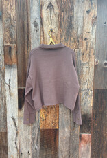 Wooden Ships Wooden Ships Avery Knit Jacket Cotton Dark Dusk