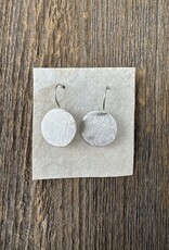 River Song Jewelry River Song Handcut Silver Coin Earrings SS