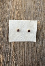 River Song Jewelry River Song Faceted Gem Indian Ruby Earrings