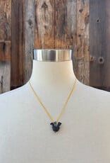 River Song Jewelry River Song Carved Stone Blackbird Necklace
