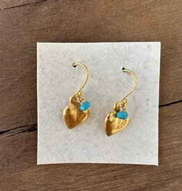 River Song Jewelry River Song Sweetheart Milagros with Turq Earrings