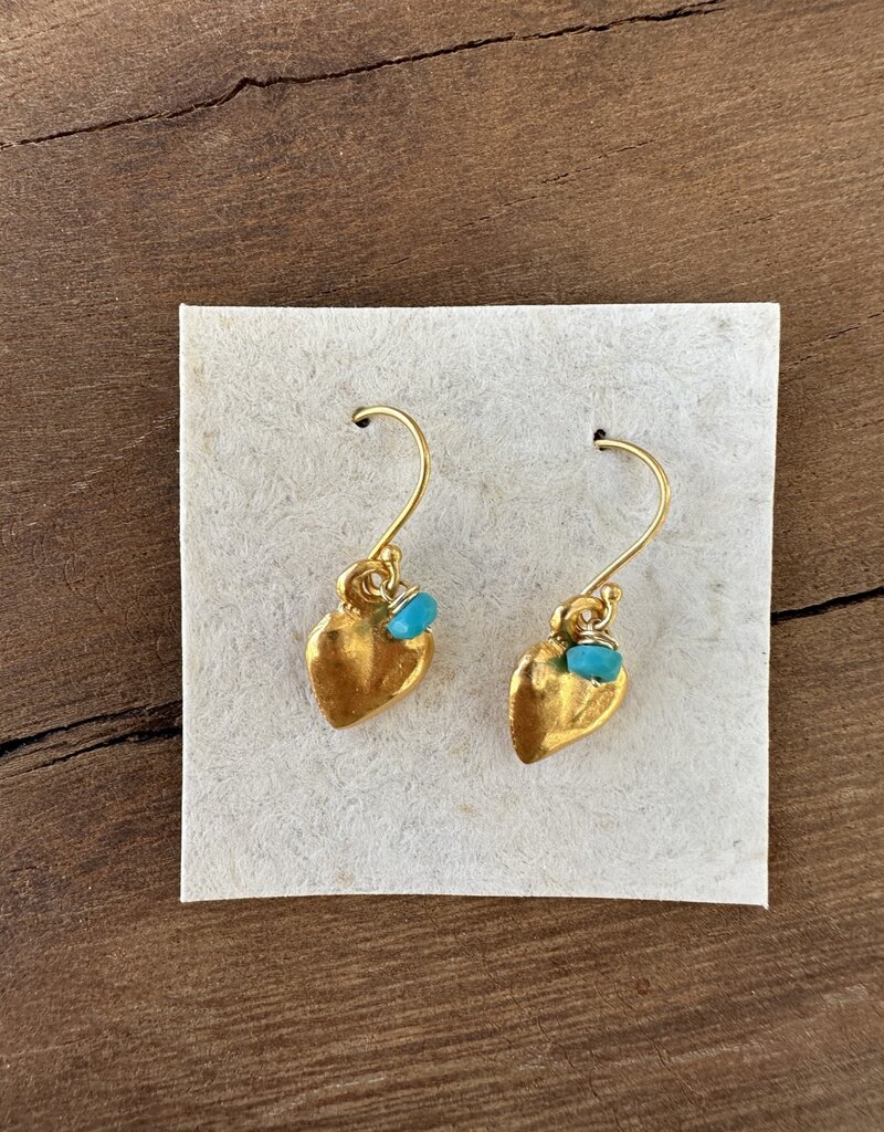 River Song Jewelry River Song Sweetheart Milagros with Turq Earrings