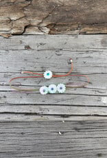 River Song Jewelry River Song White Chrysanthemum Garland Bracelet