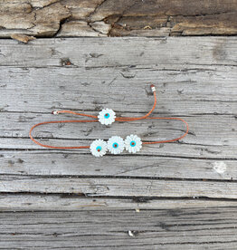 River Song Jewelry River Song White Chrysanthemum Garland Bracelet