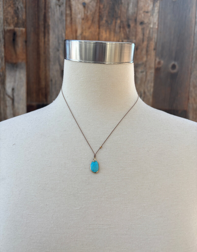 Margaret Solow Margaret Solow Turquoise/Diamond NC-TUR/DIA