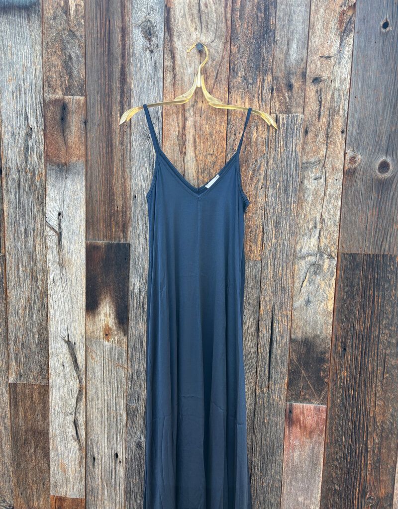 Milio Milano Milio Milano Silky Slip Maxi Dress Navy