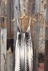 Milio Milano Milio Milano Sunburst Print Maxi Dress Camel