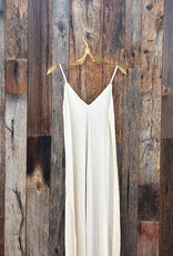 Milio Milano Milio Milano Full Length Slip Dress Cream