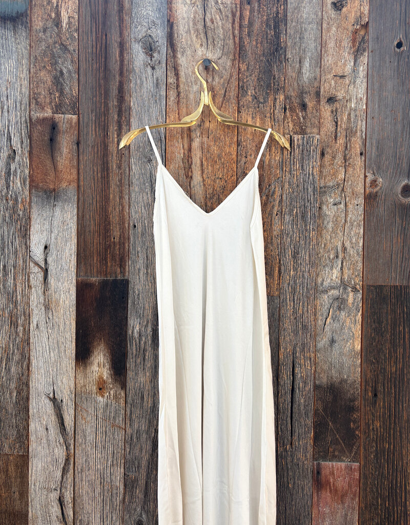 Milio Milano Milio Milano Full Length Slip Dress Cream