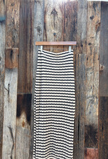 Saltwater Luxe Saltwater Luxe Suzi Midi Skirt Black White