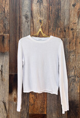 Perfect White Tee Jamie Recycled L/S White