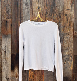 Perfect White Tee Jamie Recycled L/S White