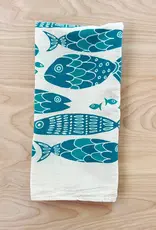 noon designs Noon Designs Fish Tribe Tea Towel