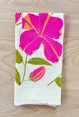 Noon Designs Hibiscus Tea Towel