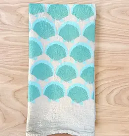 noon designs Noon Designs New Scallop Tea Towel