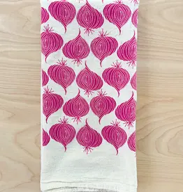 noon designs Noon Designs Red Onion Tea Towel