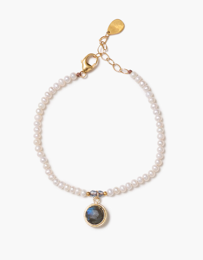 Chan Luu Chan Luu Charm Bracelet White Pearl