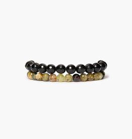 Chan Luu Chan Luu Gaia Bracelet Set Onyx