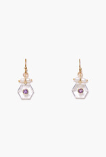 Chan Luu Chan Luu Prism Earrings Clear Quartz