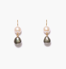 Chan Luu Chan Luu Ombre Pearl Earrings Multi