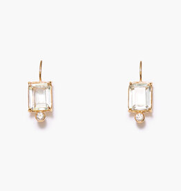 Chan Luu Chan Luu Chapel Earrings Green Amethyst