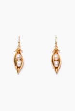 Chan Luu Chan Luu Peapod Earrings Gold