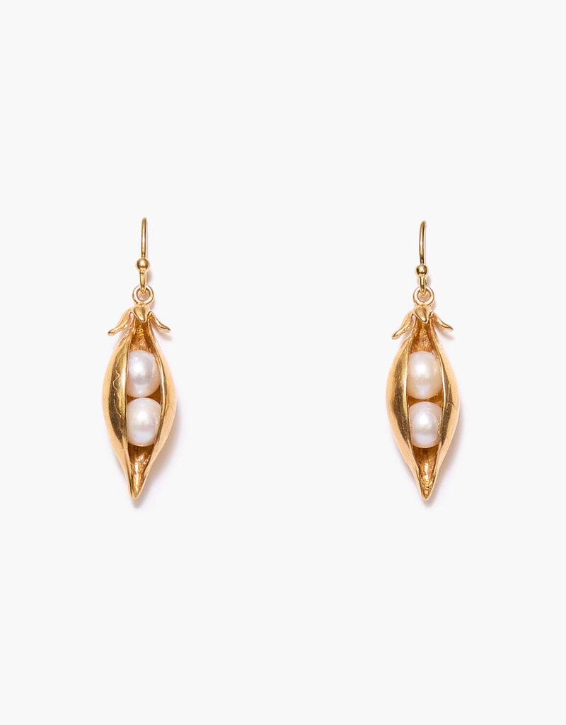 Chan Luu Chan Luu Peapod Earrings Gold
