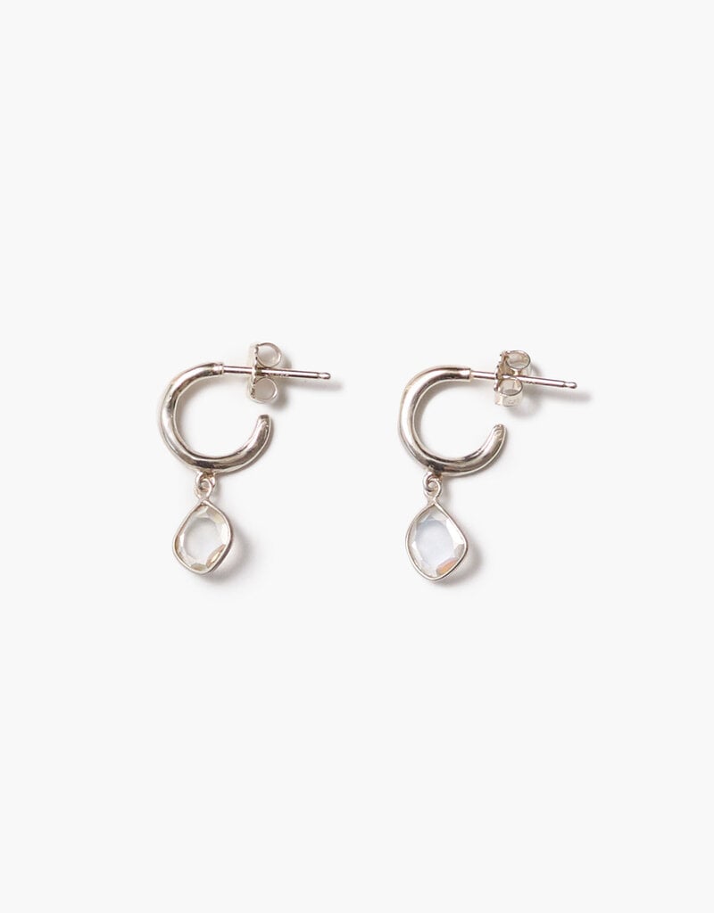 Chan Luu Chan Luu Mirage Hoop Earrings Silver