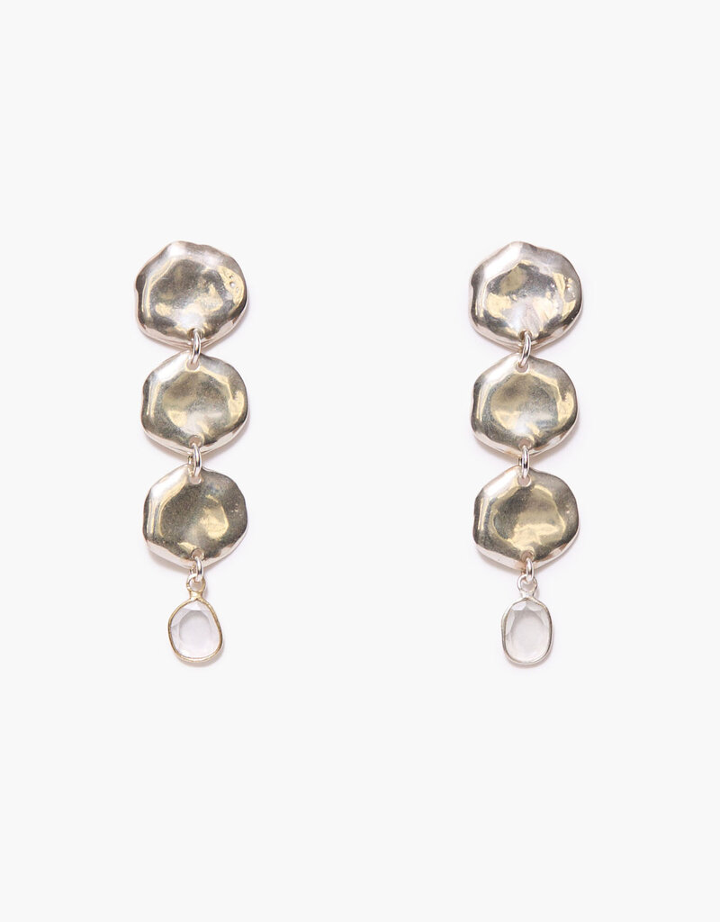 Chan Luu Chan Luu Mirage Coin Earrings Silver
