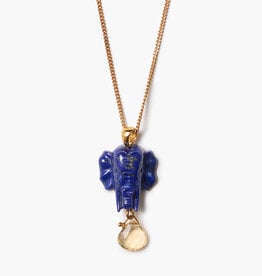 Chan Luu Chan Luu Elephant Necklace Lapis