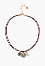 Chan Luu Chan Luu Seed Cord Necklace Prehnite