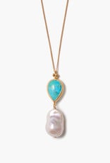 Chan Luu Chan Luu Sonora Necklace Turquoise