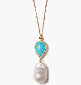 Chan Luu Chan Luu Sonora Necklace Turquoise