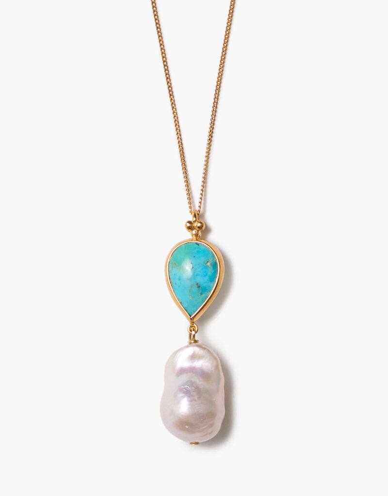Chan Luu Chan Luu Sonora Necklace Turquoise