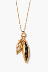Chan Luu Chan Luu Peapod Duo Necklace Gold