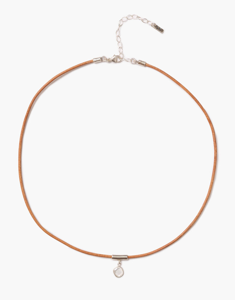 Chan Luu Chan Luu Mirage Cord Necklace Silver