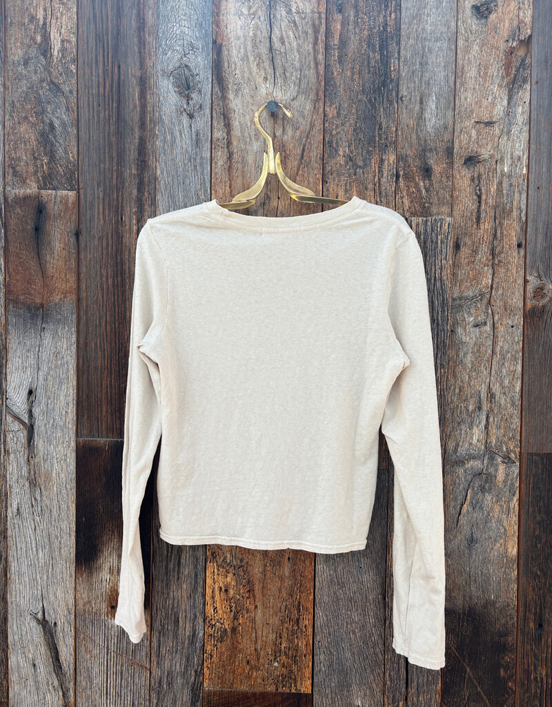 Perfect White Tee Jamie Recycled L/S Sugar