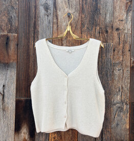 Z Supply Z Supply Bryce Sweater Vest Crystal
