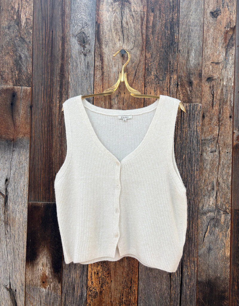 Z Supply Z Supply Bryce Sweater Vest Crystal