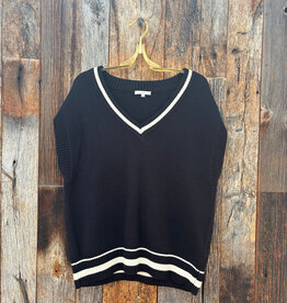 Z Supply Z Supply Fletcher Sweater Vest Black