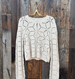 Z Supply Z Supply Rosalyn Sweater Cardigan Crystal