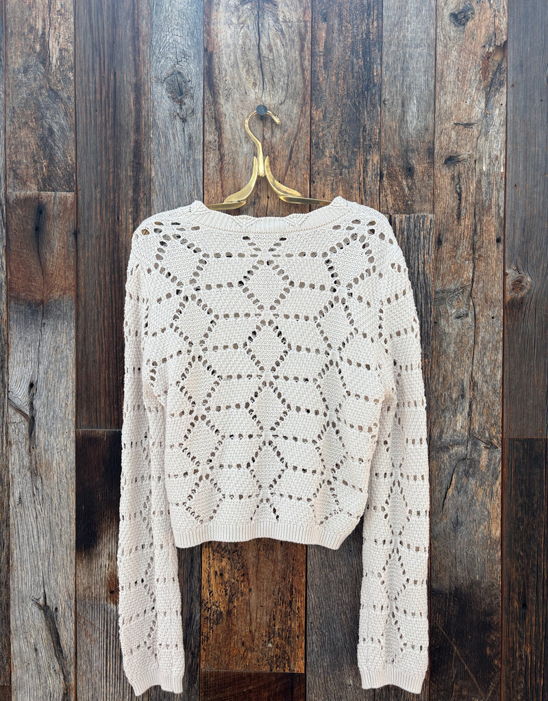 Z Supply Z Supply Rosalyn Sweater Cardigan Crystal