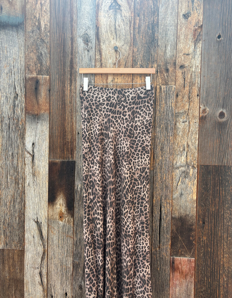 Z Supply Z Supply Izabel Leopard Skirt Desert Tan