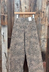 Z Supply Z Supply Marli Denim Leopard Pant Desert Tan